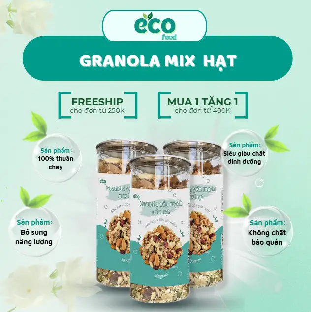 Granola 30% yến mạch